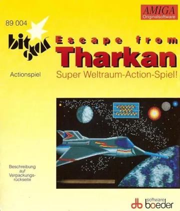 Escape from Tharkan box cover front